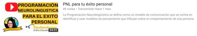 PNL para tu éxito personal
