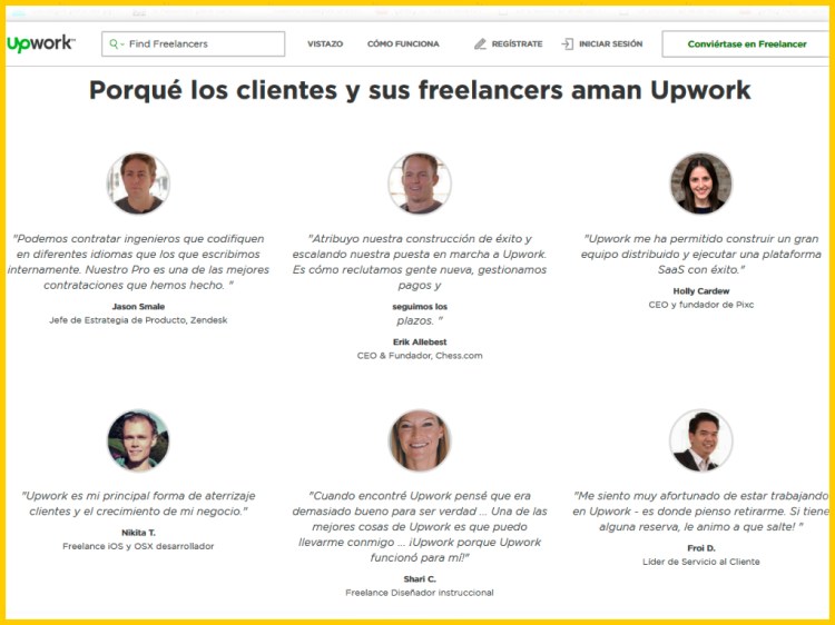 Beneficios de Contratar un freelance en upwork