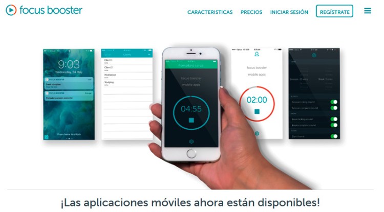 Focus Booster (Secciones de trabajo enfocadas)